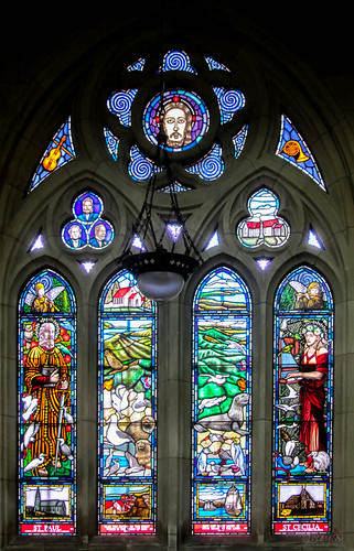 newzealand building window architecture cathedral interior southisland otago dunedin tripdownsouth stpaulscathedralstainglass