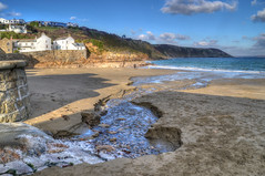 The beach at Gorran Haven, Cornwall