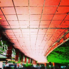 The #upsidedown #lane #box #square #garden #random #shot #picoftheday #photooftheday #red #color #igers #igersmalaysia #instapic #instacool #instagood