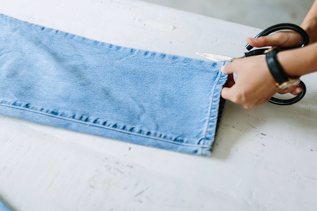 DIY Deconstructed Jeans