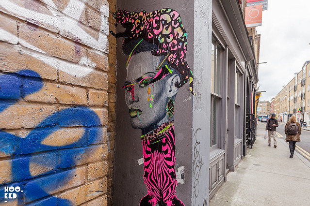 Aida Wilde's Grace Jones Shoreditch Street Art