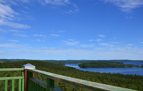 summer lake tower finland sightseeing kesä järvi päijänne