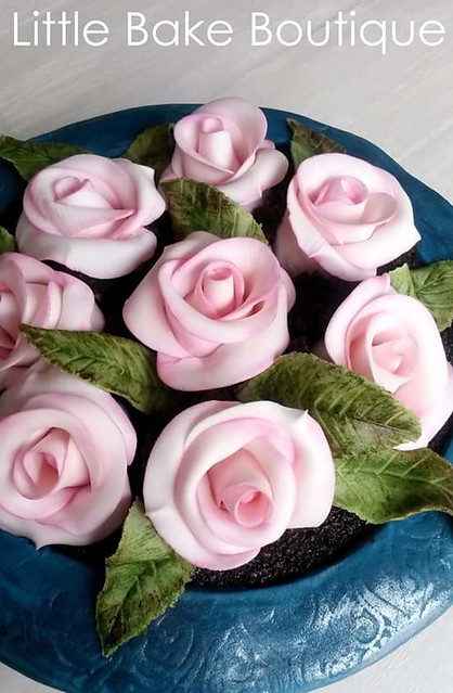 Bowl of Roses...All Edible by Little Bake Boutique