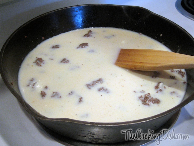 Biscuits and Country Sausage Gravy 025 - The Cooking Dish - Chris Mower