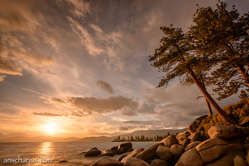 Tahoe Sunset #1 - Nikon D800E & AF-S VR 4/16-35mm