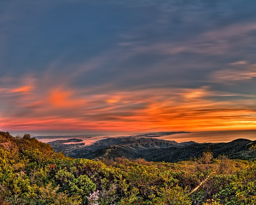 sanfrancisco sunset landscape sfbay