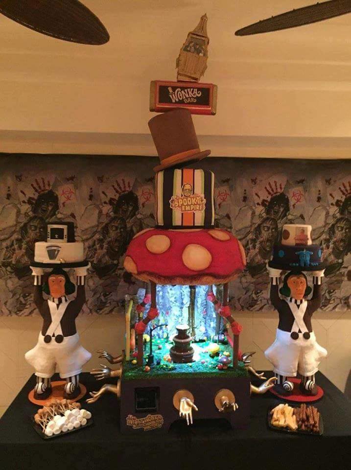 Willy Wonka Themed Cake by Eric Woller of Meme's Treat Boutique