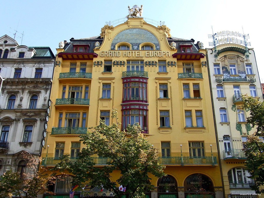 Façades de Prague - Grand Hôtel Europa