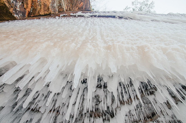 Las sorprendentes cuevas de hielo Bayfield en Wisconsin