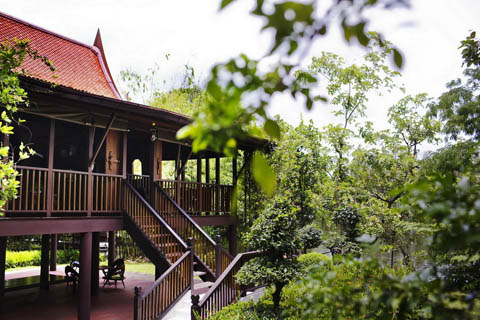 The Travel Junkie's Thai House at Sampran Riverside, Thailand