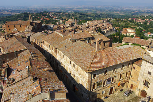 old trip houses summer italy tower ancient italia view watch scenic july medieval journey tuscany sight montepulciano toscana exploration hilltop settlement watchtower