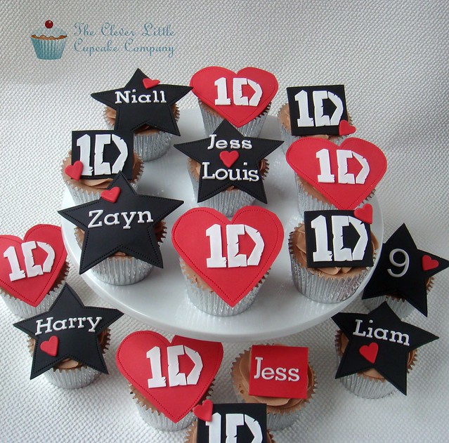 One Direction Cupcakes | Flickr - Photo Sharing!