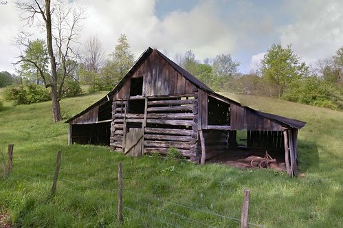 county wood ohio vertical barn log shed logs run historic clay pasture round crib siding additions township crude muskingum elks unhewn crooksville