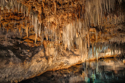 hamilton caves pools limestone bermuda caverns tidal touristattraction stalactites stalagmites crystalcaves speleothems larigan phamilton