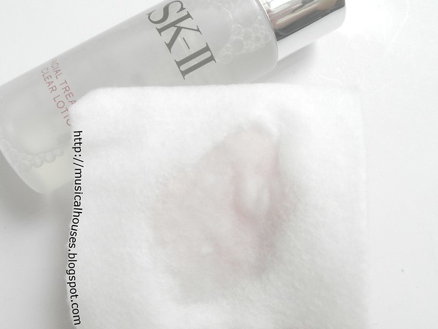 SKII Facial Treatment Clear Lotion Toner Cotton Pad