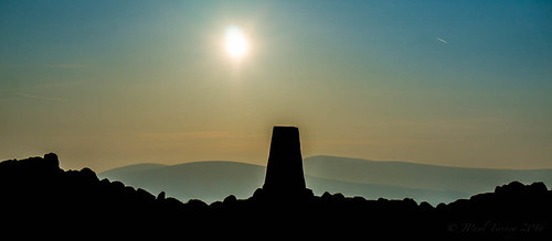 ireland silhouette sunrise may wicklow cairn 2016 trigpoint churchmountain