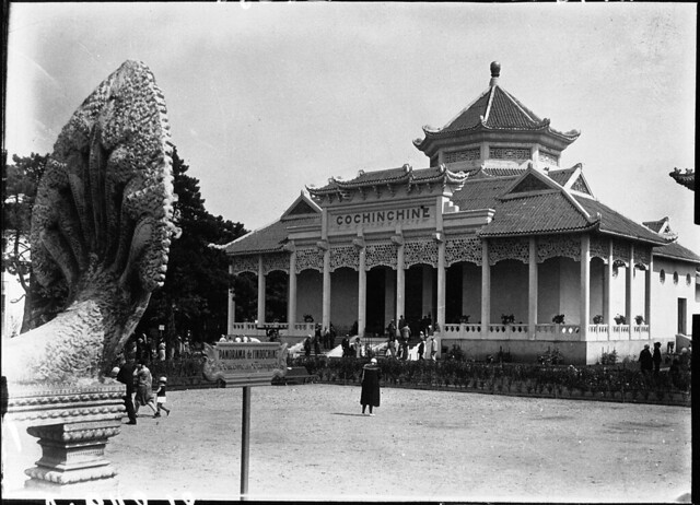 Exposition Coloniale 1931 - pavillon de Cochinchine - gian triển lãm của xứ Nam Kỳ