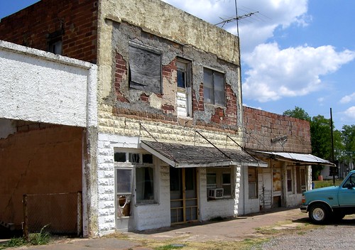oklahoma facade mainstreet historic asher