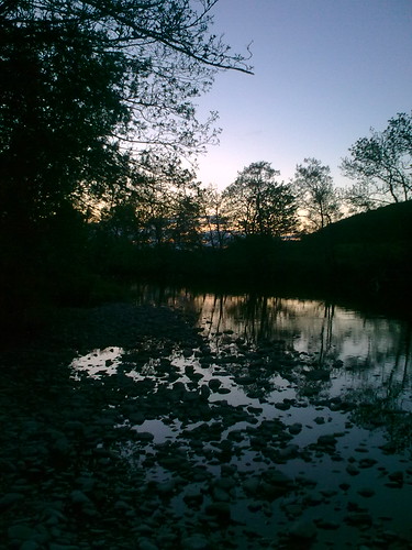 sunset dumfriesshire riverannan