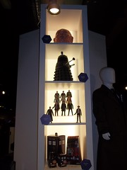 Various Doctor Who toys