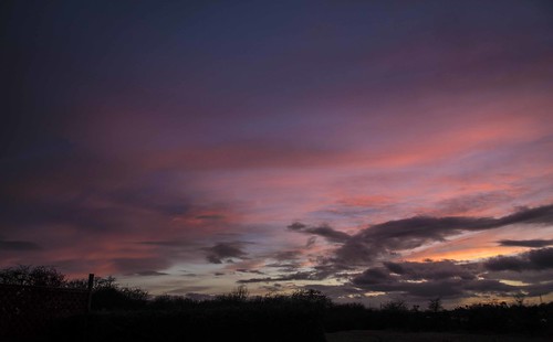 sunset sky twilight pentax cloudy k30