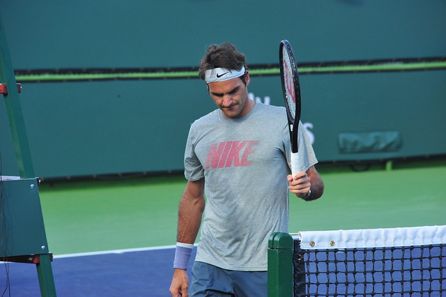 That is not how you hit a forehand, Roger.