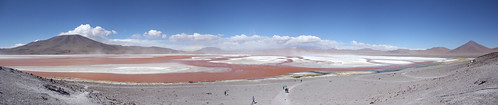 Panorama de la laguna colorada