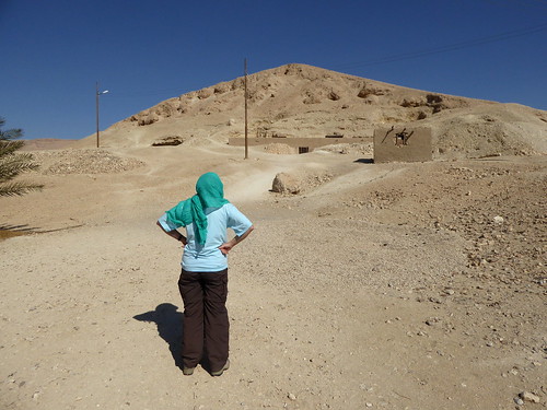 Eileen Contemplating the Tomb of Ankhtifi