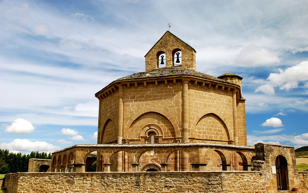 8. Iglésia románica de Santa María de Eunate, Navarra. Autor, Rufino Lasaosa