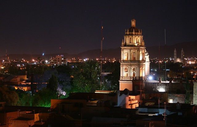 Vista nocturna - San Luis Potosí, México