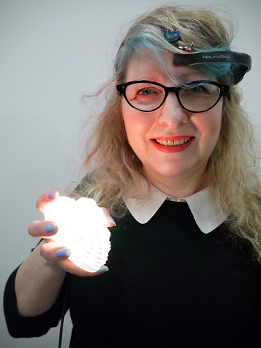 Rain & AnemoneStarsHeart heart lit up with live EEG data