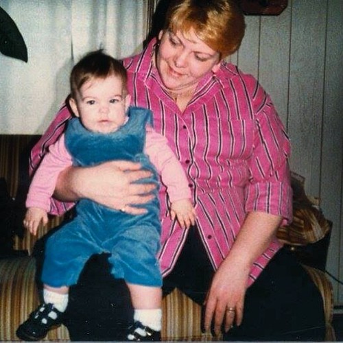 #tbt Mom and I.  See I've always been cute :)