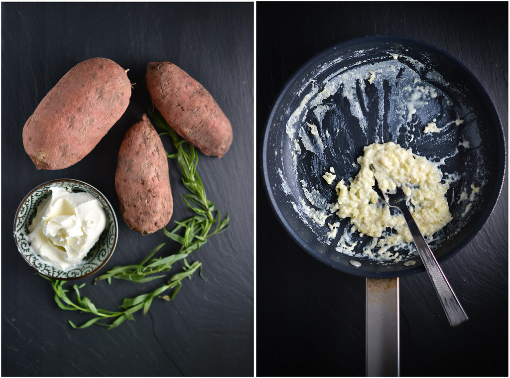 Garlic Mascarpone Mashed Sweet Potatoes | Things I Made Today