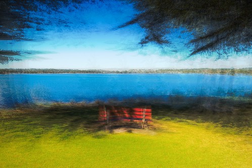 park painterly abstract art bench seat lakemacquarie merged multipleimages speerspoint