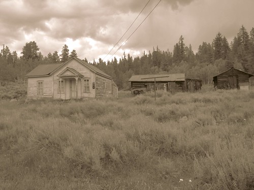 mountains abandoned sepia colorado decay residence enhanced smalltown pitkin