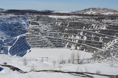 snow canada nature mine quebec hiver neige paysage miner touristique asbestos amiante minedamiantejeffreydasbestos