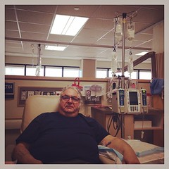 Chemo round 2. #cancersucks @kghconnect #kghrocks #chemo
