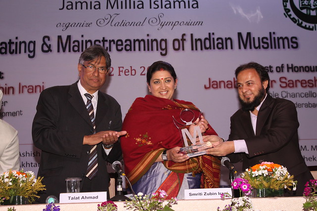 If govt moving two steps, take at least half, Smriti Irani urges Muslims for ‘mainstreaming’