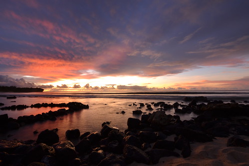 ocean sunrise hawaii nikon alba sigma grand resort kauai hyatt 1020 seaview grandhyattkauairesortandspa d3100 flickrandroidapp:filter=none