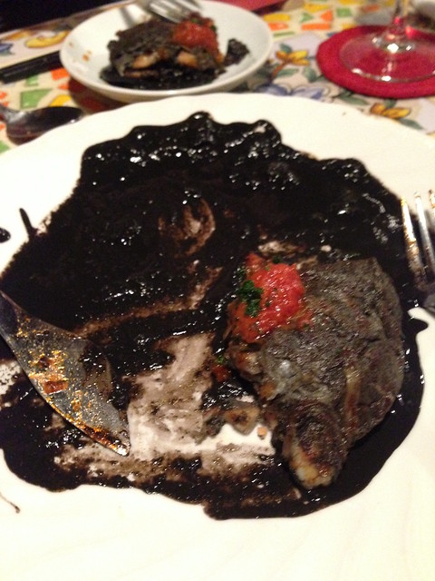 tortilla negra (tinta de calamar)