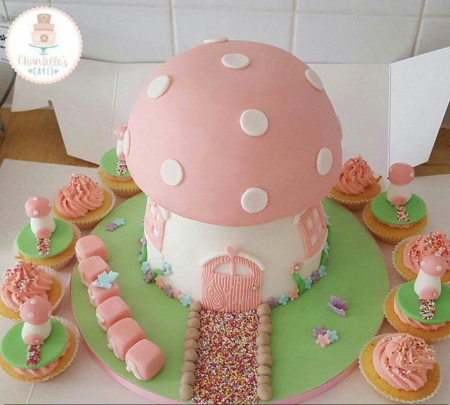 Toadstool Cake by Chantelles Clarke‎