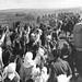 Basarabia, ROMÂNIA (iunie 1941). Populaţia unui sat întâmpină cu entuziasm și recunoștință trupele Armatei Române eliberatoare