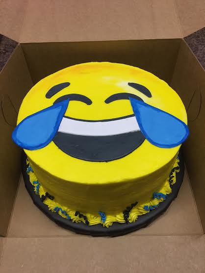 Laugh Out Loud Emoji Cake by That Cake Place
