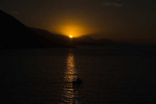 sunrise landscape greece crete loutro hdrsource