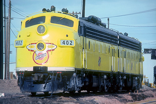 railroad locomotive 402 chz f7 emd cnw