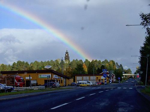 road rain sweden lappland lapland 2013 åsele 92an