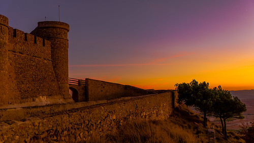 sunset castle spain nikon chinchilla tamron f28 albacete 2470mm d600