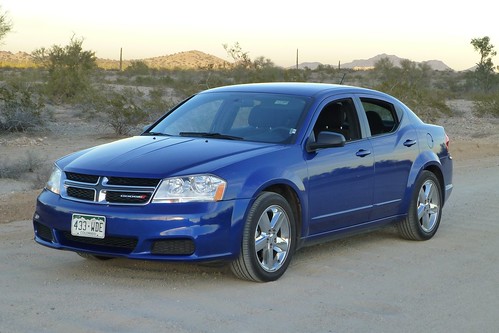 blue arizona car sedan desert dodge 2012 bluecar rentalcar avenger dodgeavenger 2012dodgeavenger
