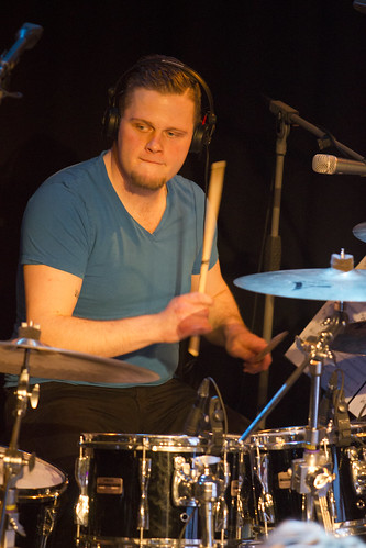 De drummer van de Holland Showband