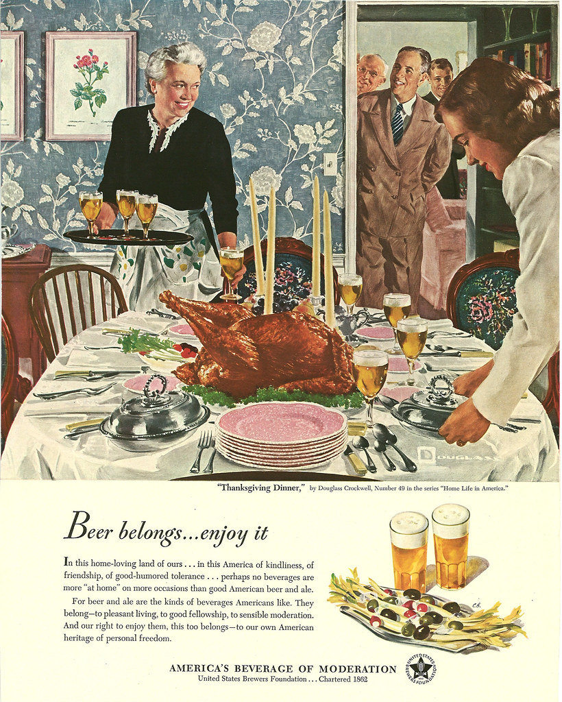 049. Thanksgiving Dinner by Douglass Crockwell, 1950